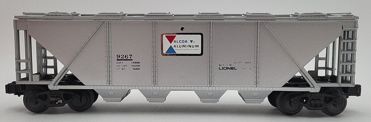Lionel 6-9267 O Gauge Alcoa Covered Hopper EX/Box