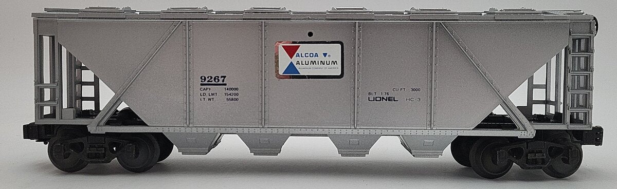 Lionel 6-9267 O Gauge Alcoa Covered Hopper EX/Box