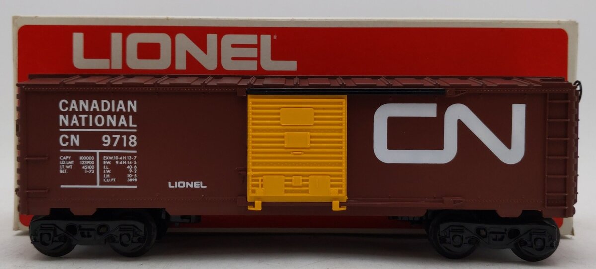 Lionel 6-9718 O Canadian National Box Car #9718 EX/Box