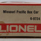 Lionel 6-9724 O Gauge Missouri Pacific Boxcar EX/Box