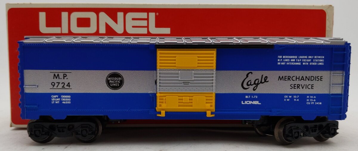 Lionel 6-9724 O Gauge Missouri Pacific Boxcar EX/Box