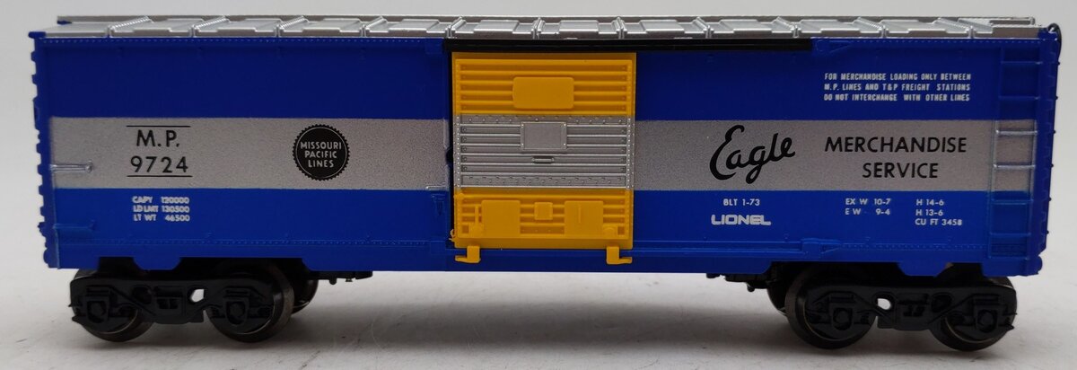 Lionel 6-9724 O Gauge Missouri Pacific Boxcar EX/Box