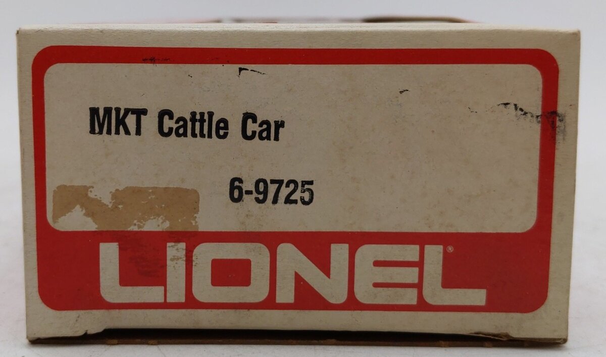 Lionel 6-9725 O Gauge Missouri Kansas Texas Bi-Level Stock Car VG/Box
