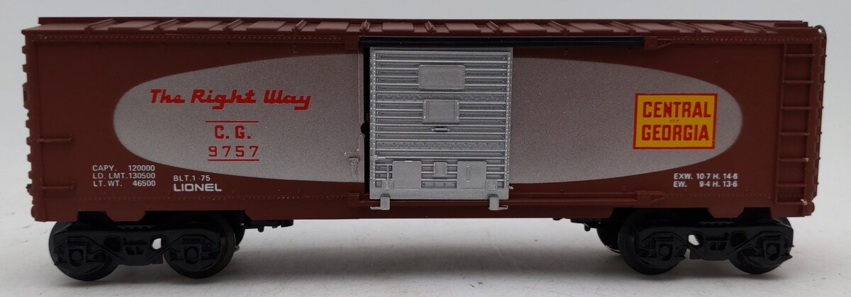 Lionel 6-9757 O Gauge Central of Georgia Boxcar EX/Box