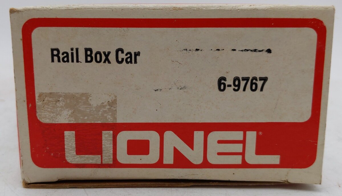 Lionel 6-9767 O Gauge Rail Box Boxcar EX/Box