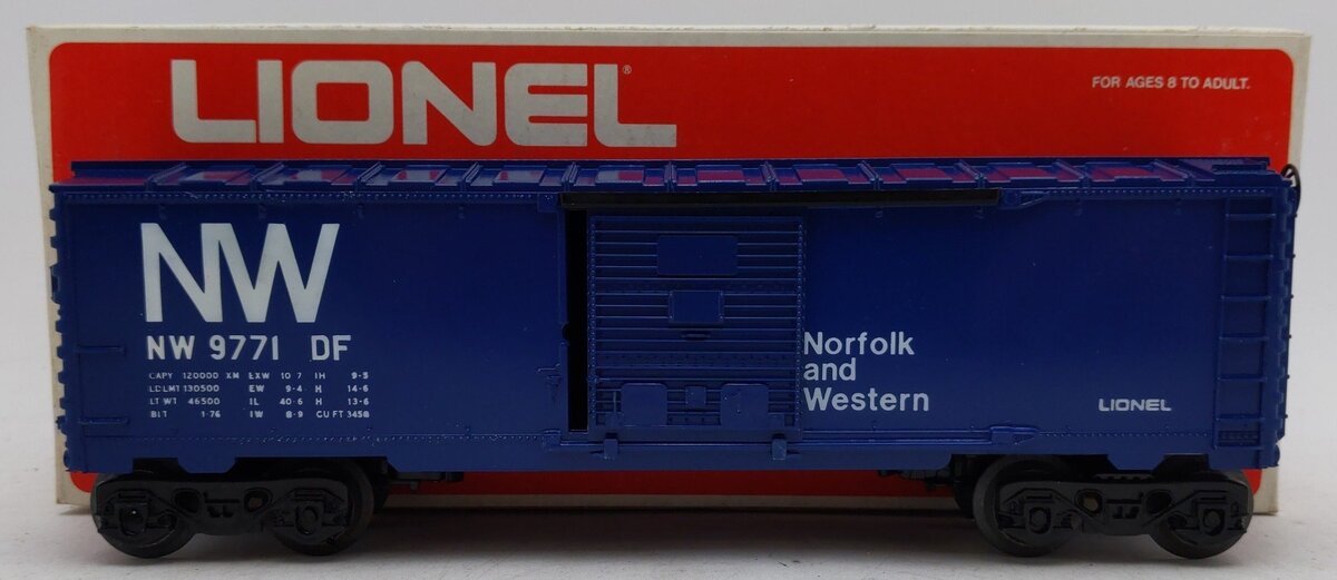 Lionel 6-9771 O Gauge Norfolk and Western Boxcar EX/Box