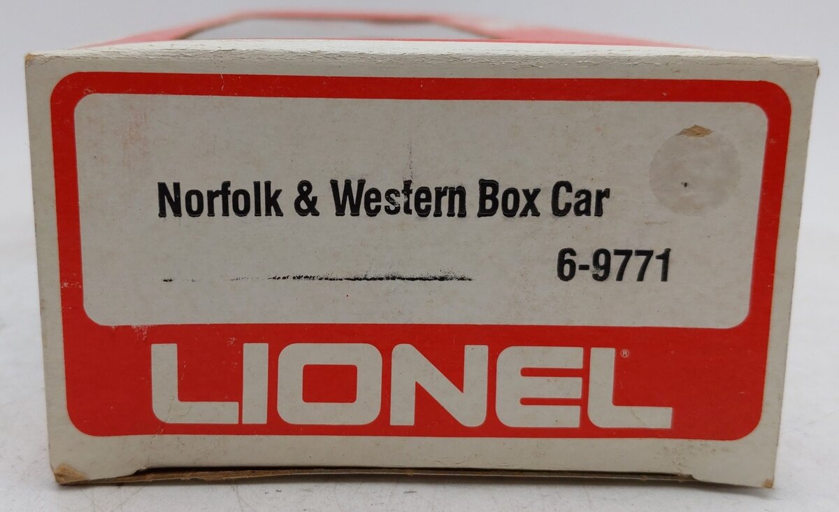 Lionel 6-9771 O Gauge Norfolk and Western Boxcar EX/Box