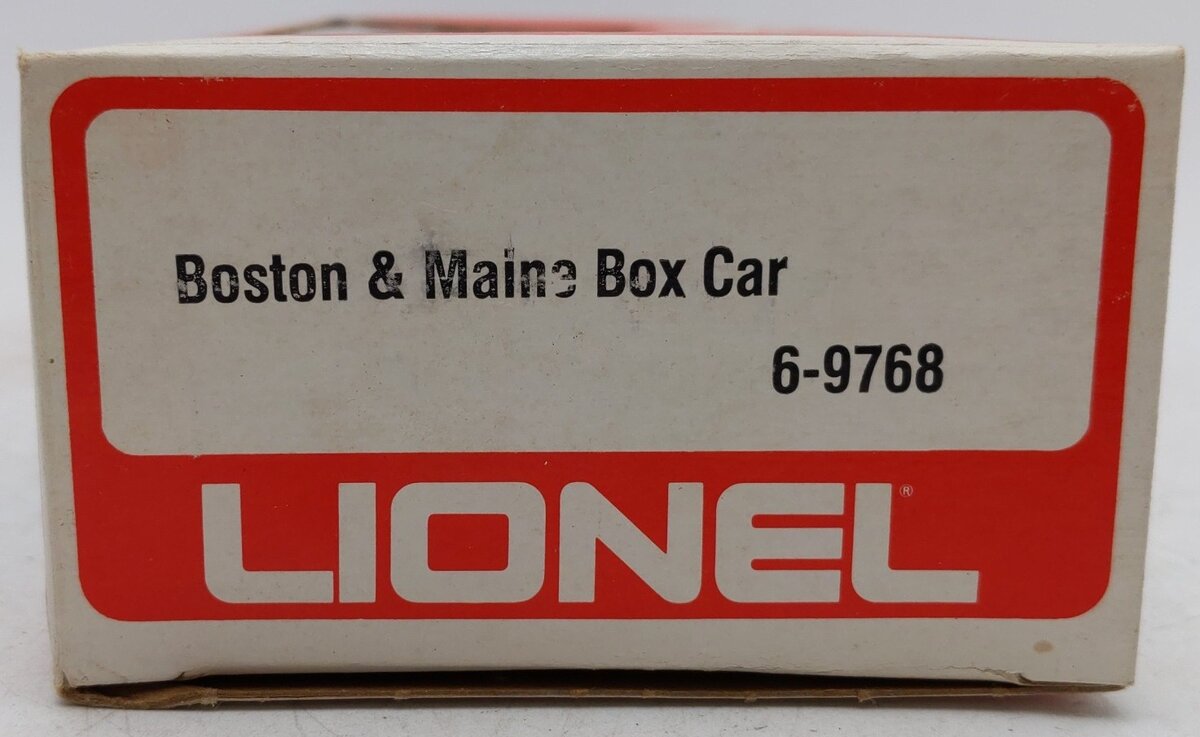 Lionel 6-9768 O Gauge Boston & Maine Boxcar EX/Box