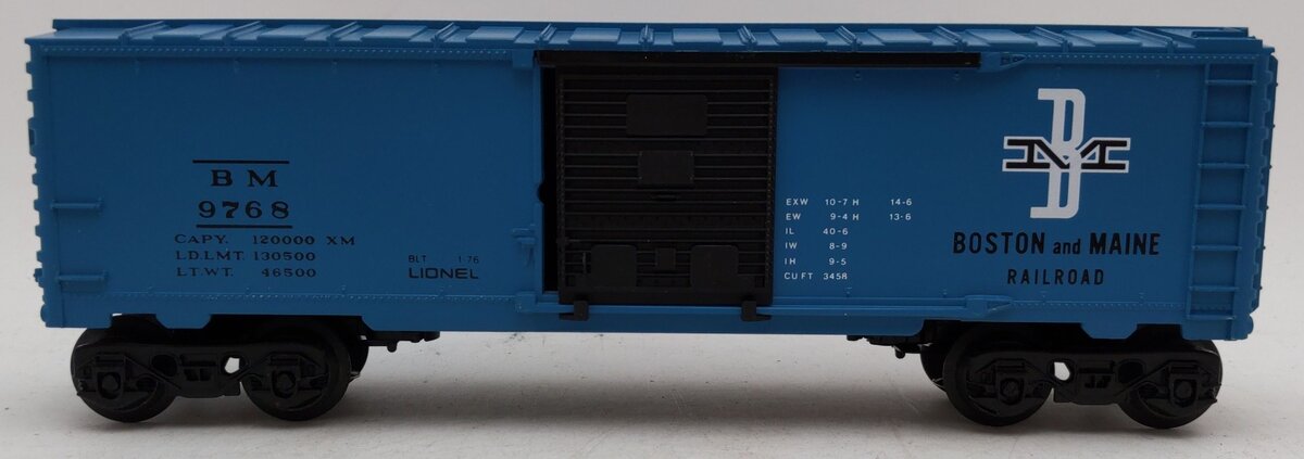 Lionel 6-9768 O Gauge Boston & Maine Boxcar EX/Box