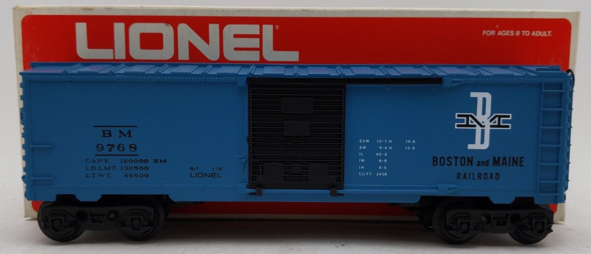 Lionel 6-9768 O Gauge Boston & Maine Boxcar EX/Box