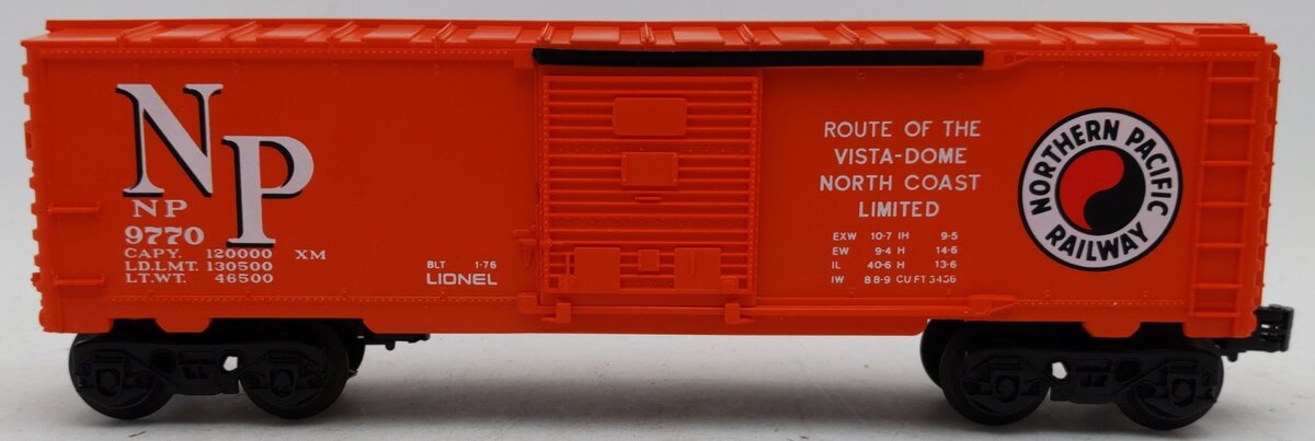 Lionel 6-9770 O Gauge Northern Pacific Boxcar #9770 VG/Box