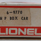 Lionel 6-9770 O Gauge Northern Pacific Boxcar #9770 VG/Box