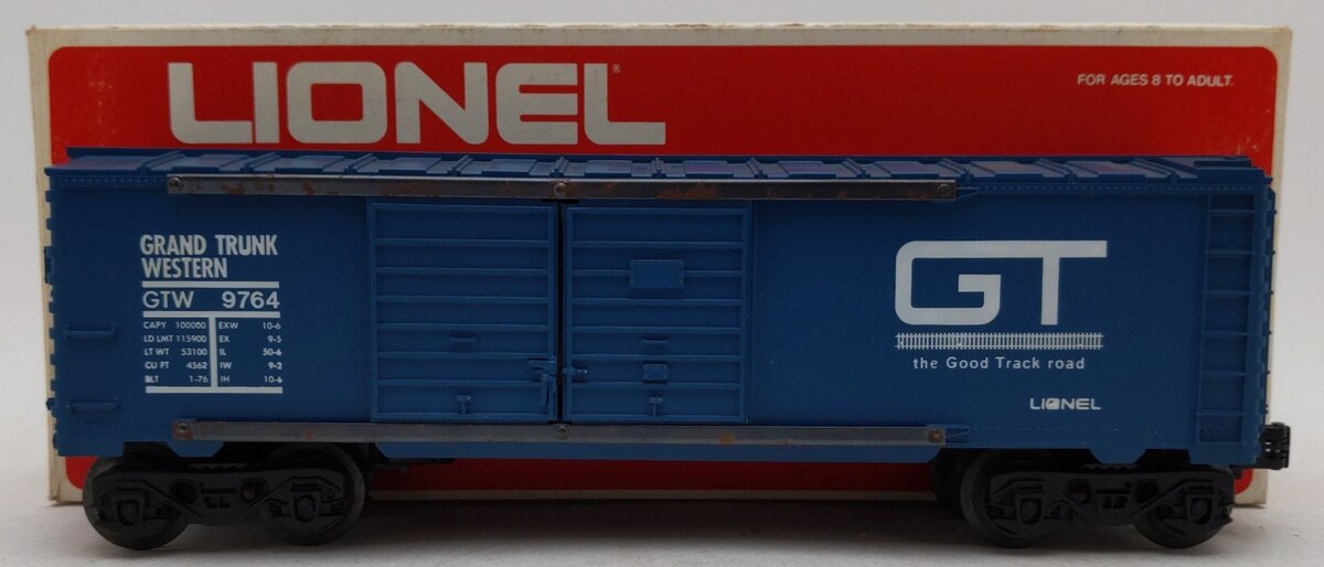 Lionel 6-9764 O Gauge Grand Trunk Western Boxcar VG/Box