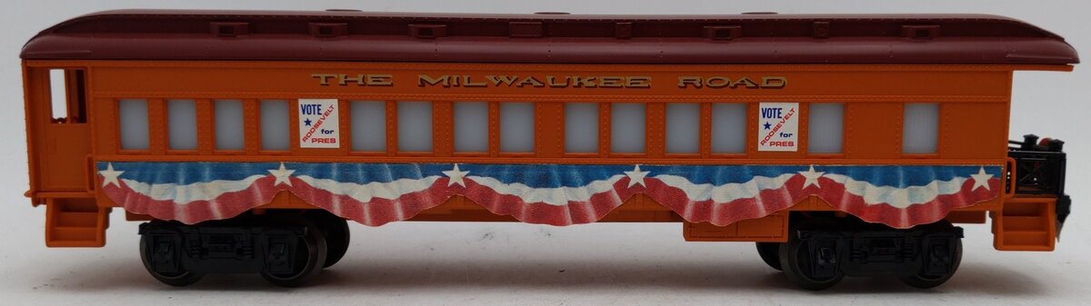 Lionel 6-9527 O Gauge Milwaukee Road FDR Campaign Observation Car EX/Box