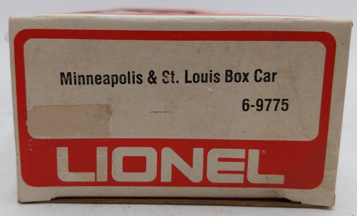 Lionel 6-9775 O Gauge Minneapolis & St. Louis Boxcar VG/Box