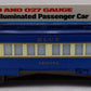 Lionel 6-9540 O Gauge Blue Comet "Tempel" Observation Car #9540 EX/Box