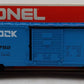 Lionel 6-9782 O Gauge The Rock Boxcar VG/Box