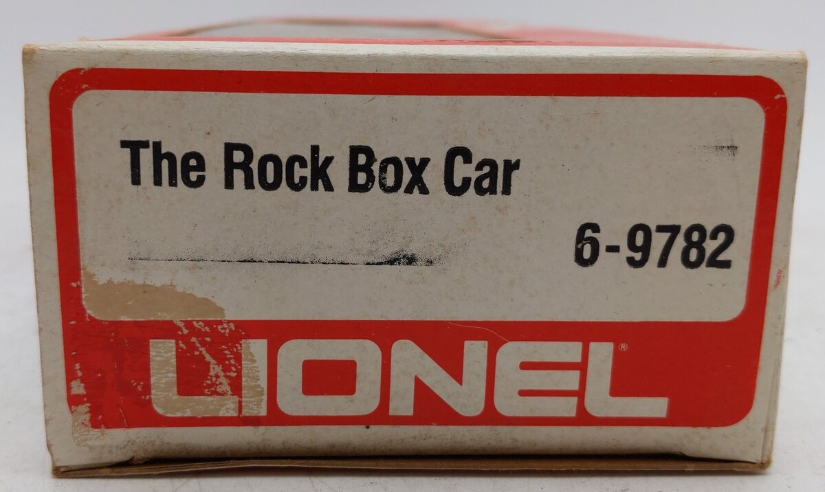 Lionel 6-9782 O Gauge The Rock Boxcar VG/Box