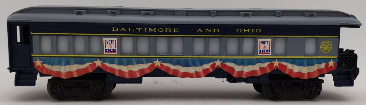 Lionel 6-9529 O Baltimore & Ohio Eisenhower Campaign Observation Car EX/Box