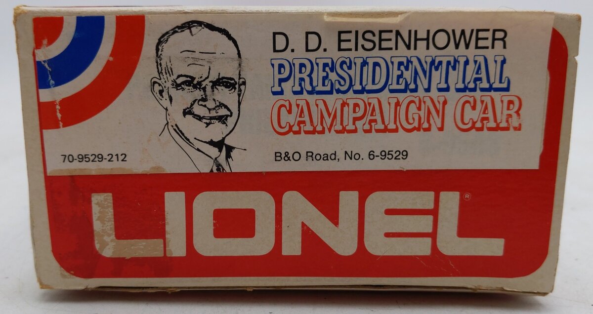 Lionel 6-9529 O Baltimore & Ohio Eisenhower Campaign Observation Car EX/Box