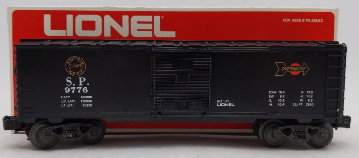 Lionel 6-9776 O Gauge Southern Pacific "Overnight" Boxcar EX/Box