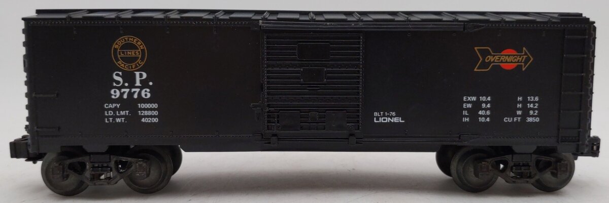 Lionel 6-9776 O Gauge Southern Pacific "Overnight" Boxcar EX/Box