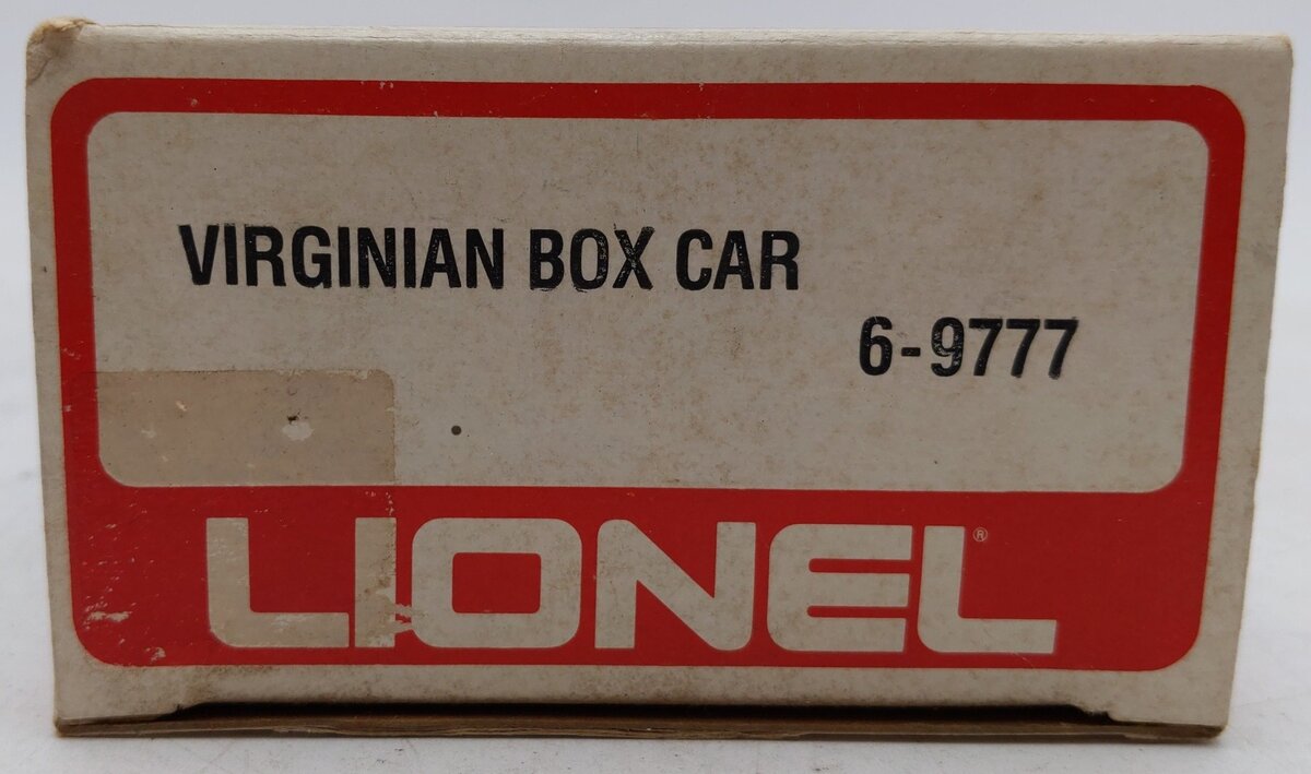 Lionel 6-9777 O Gauge Virginian Boxcar EX/Box