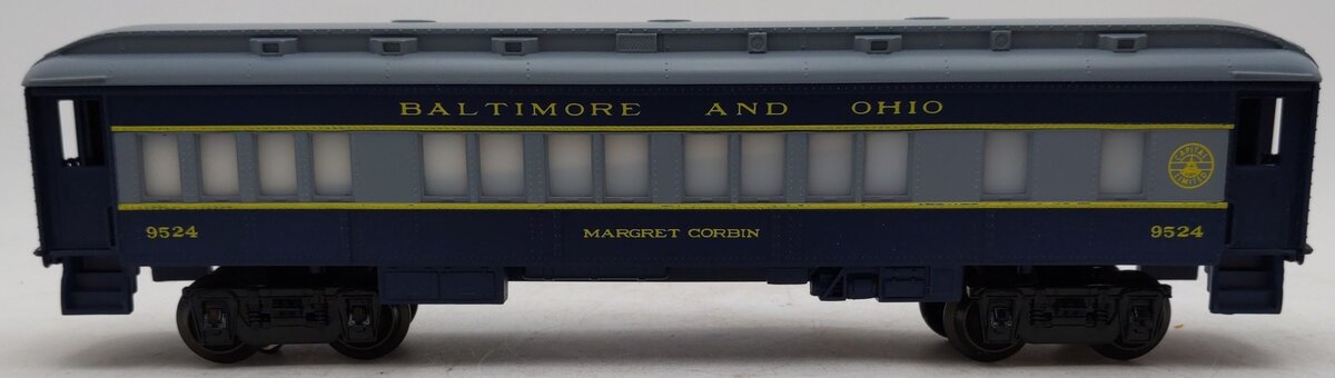 Lionel 6-9524 O Gauge Baltimore & Ohio "Margaret Corbin" Passenger Car #9524 EX/Box