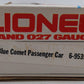Lionel 6-9539 O Gauge The Blue Comet "Westphal" Pullman Passenger Car EX/Box