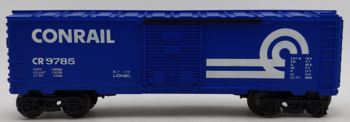 Lionel 6-9785 O Gauge Conrail Boxcar #CR9785 VG