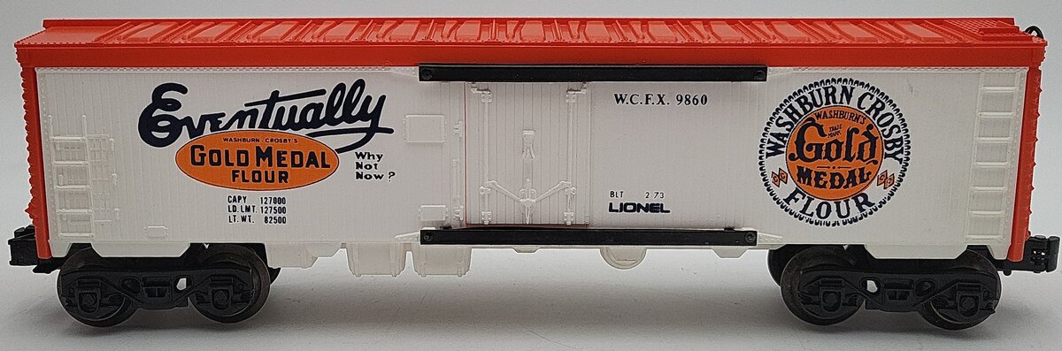Lionel 6-9860 O Gauge Gold Medal Flour Billboard Reefer Car EX/Box