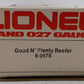 Lionel 6-9878 O Gauge Good & Plenty Billboard Reefer Car EX/Box