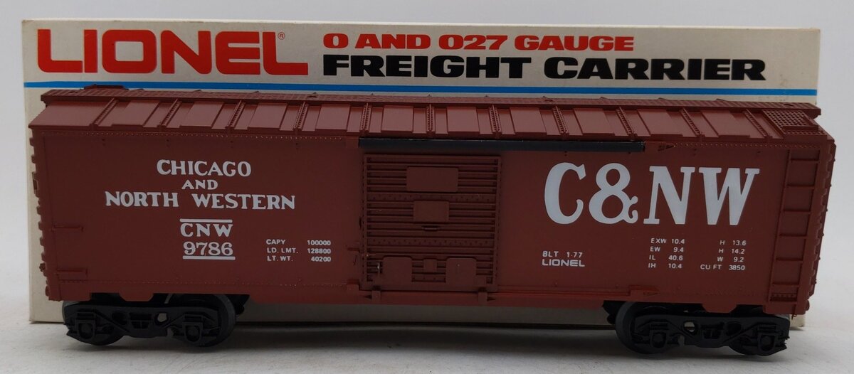 Lionel 6-9786 O Gauge Chicago & North Western Boxcar #9786 EX/Box