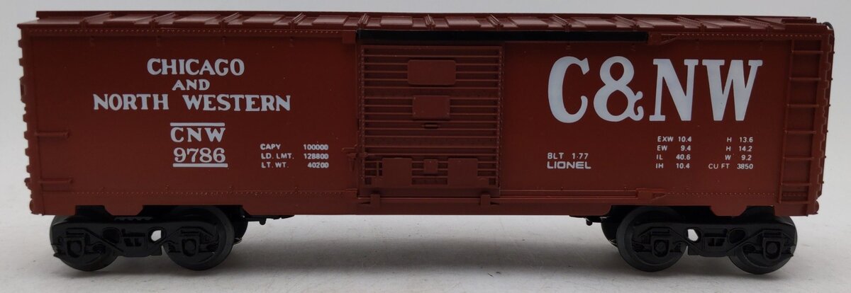 Lionel 6-9786 O Gauge Chicago & North Western Boxcar #9786 EX/Box