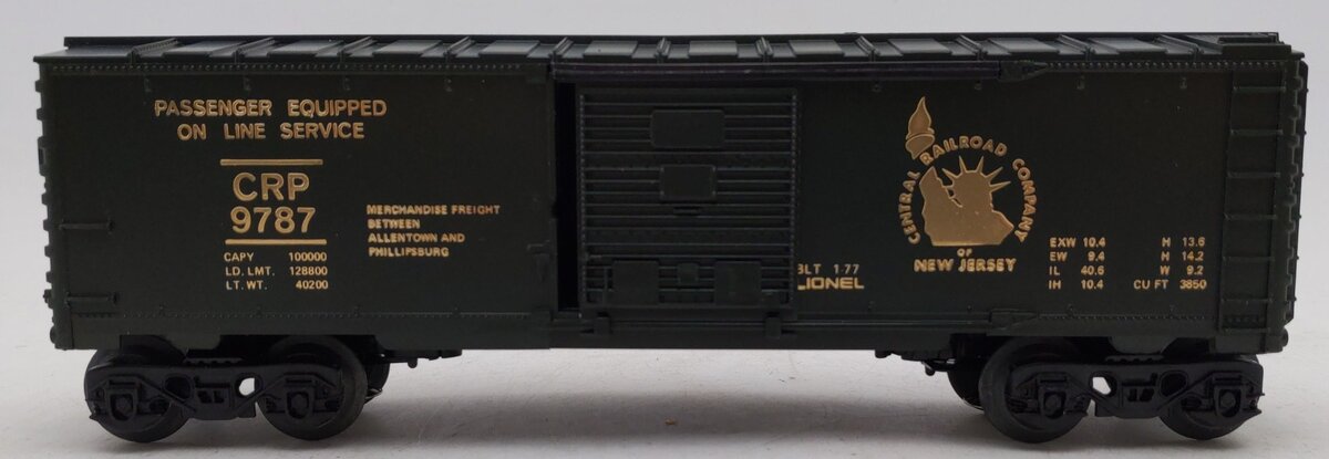 Lionel 6-9787 O Gauge Central of New Jersey Box Car EX/Box