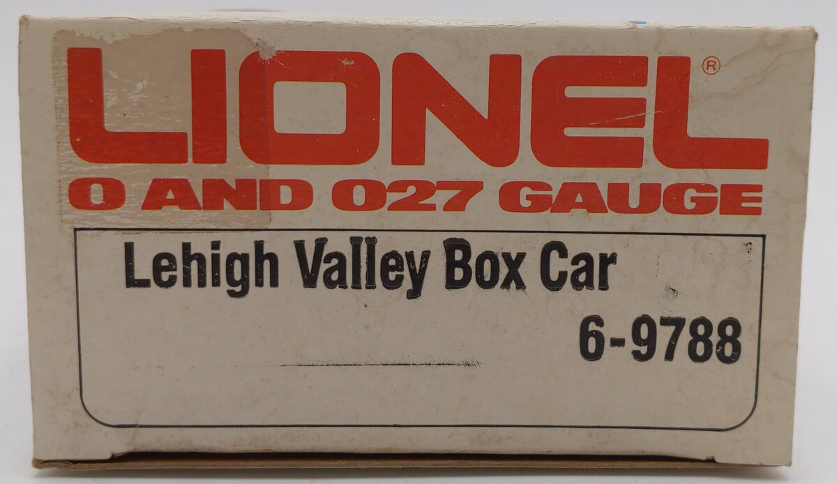 Lionel 6-9788 O Gauge Lehigh Valley Boxcar VG/Box