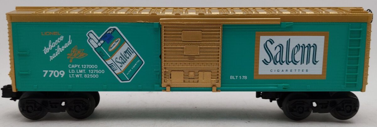 Lionel 6-7709 O Gauge Salem Billboard Refrigerator Car EX/Box
