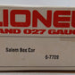 Lionel 6-7709 O Gauge Salem Billboard Refrigerator Car EX/Box