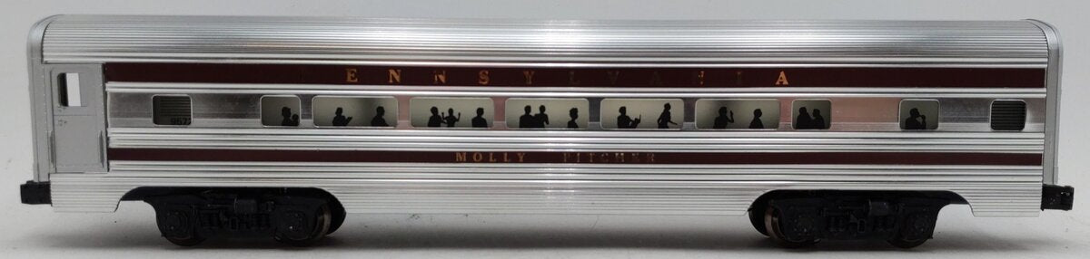 Lionel 6-9572 O Gauge Pennsylvania "Molly Pitcher" Aluminum Coach Passenger Car VG/Box