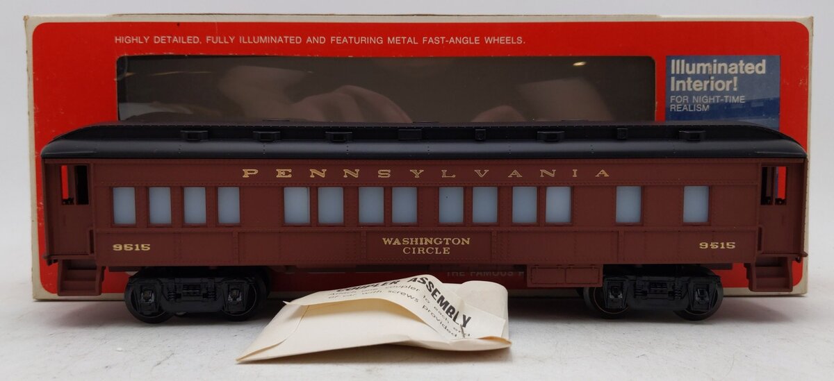 Lionel 6-9515 O Gauge Pennsylvania Washington Circle Pullman Car EX/Box