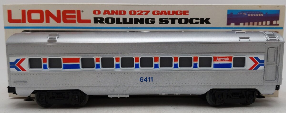 Lionel 6-6411 O Gauge Amtrak Illuminated Passenger Car #6411 EX/Box
