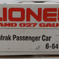 Lionel 6-6411 O Gauge Amtrak Illuminated Passenger Car #6411 EX/Box
