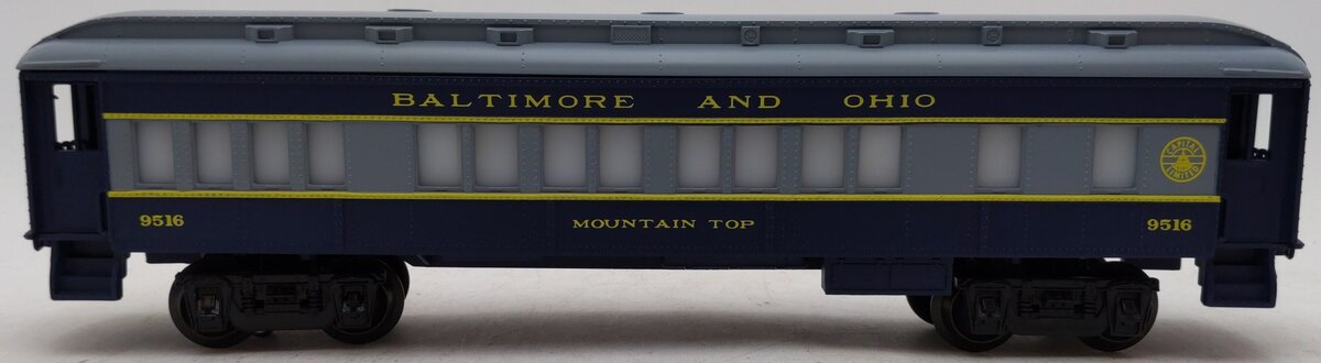 Lionel 6-9516 O Gauge Baltimore & Ohio Mountain Top Passenger Car EX/Box