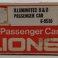 Lionel 6-9516 O Gauge Baltimore & Ohio Mountain Top Passenger Car EX/Box