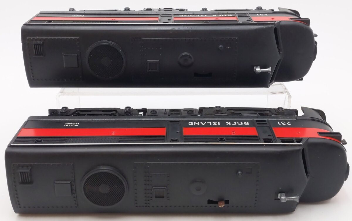 Lionel 231 Vintage O Rock Island Alco AA Diesel Locomotive Set VG