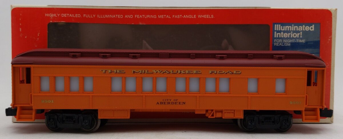 Lionel 6-9501 O Gauge Milwaukee Road Aberdeen Passenger Car EX/Box