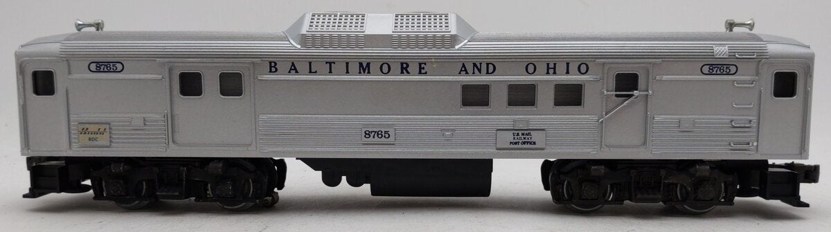 Lionel 6-8765 O Gauge Baltimore & Ohio RDC Budd Non-Powered Baggage Car VG/Box
