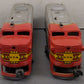 Lionel 218 Vintage O Santa Fe Alco AA Diesel Locomotive Set VG