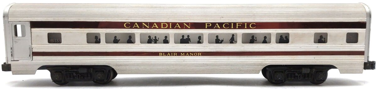 Lionel 2553 Vintage O Canadian Pacific Blair Manor Aluminum Pullman Car VG