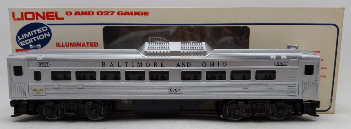 Lionel 6-8767 O Gauge Baltimore & Ohio RDC-1 Budd Commuter Passenger Car #8767 VG/Box
